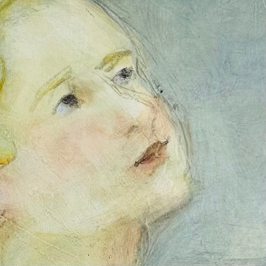 Woman with 2 Cups in Hand