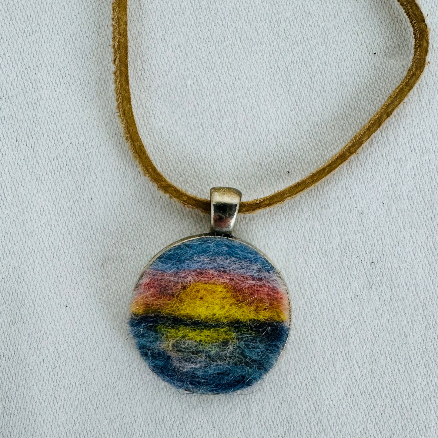 Wool Fiber Pendants