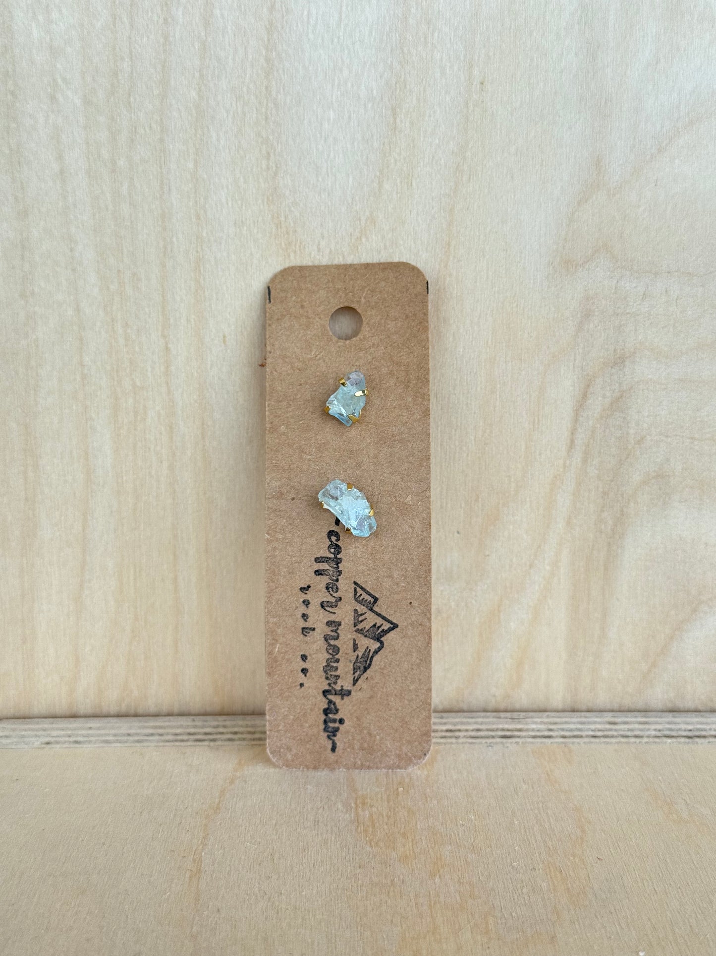 Aquamarine Studs