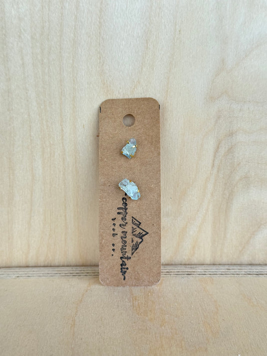 Aquamarine Studs