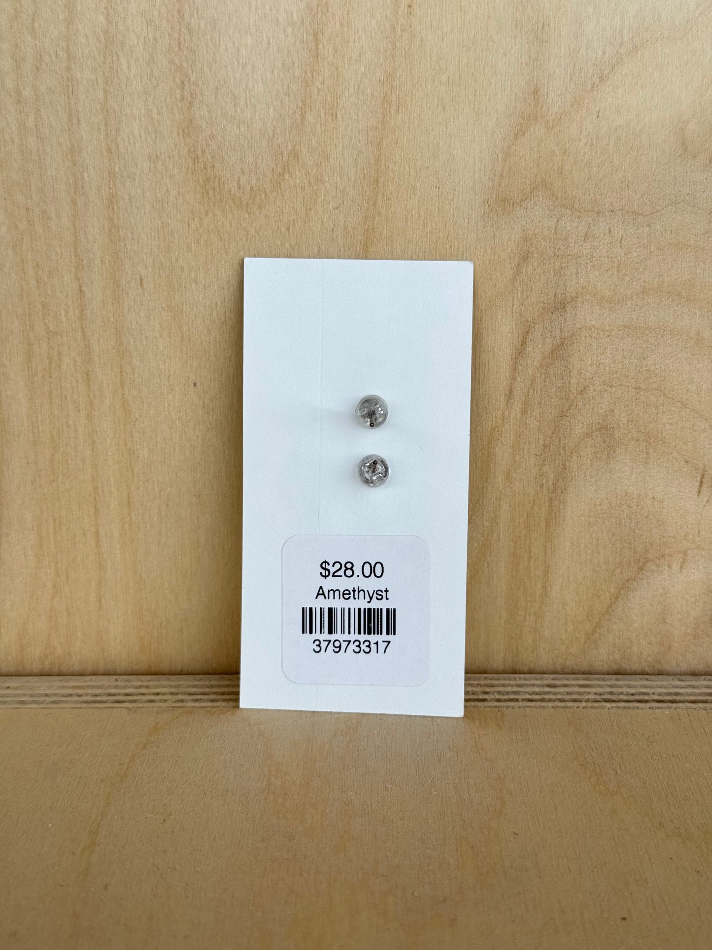 Amethyst Studs