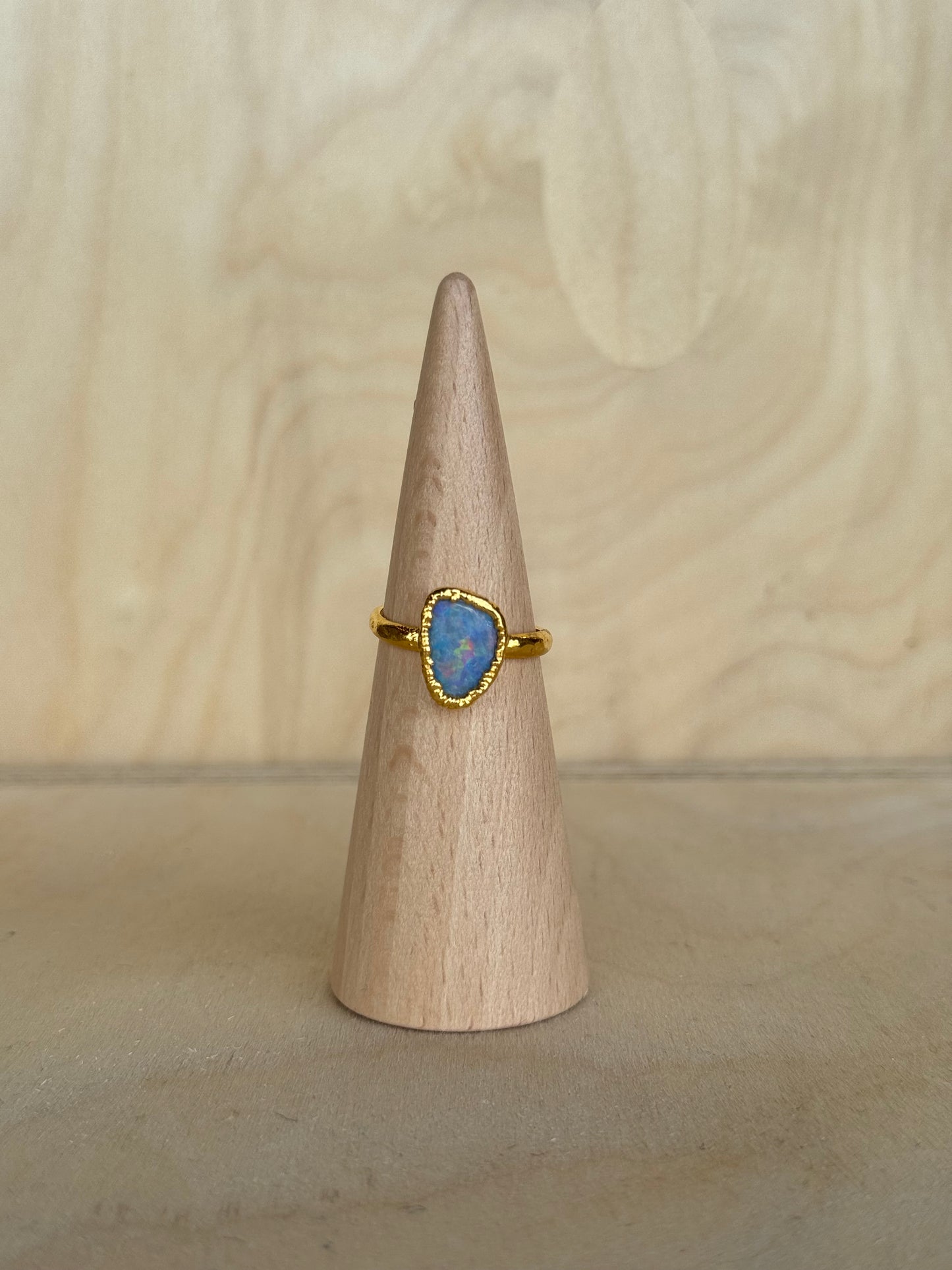 Blue Opal Ring
