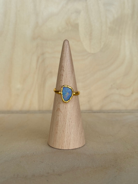 Blue Opal Ring