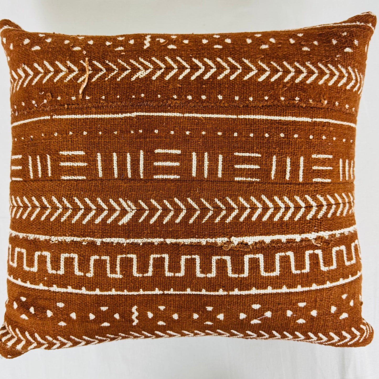 Vintage African Mudcloth Pillow 11