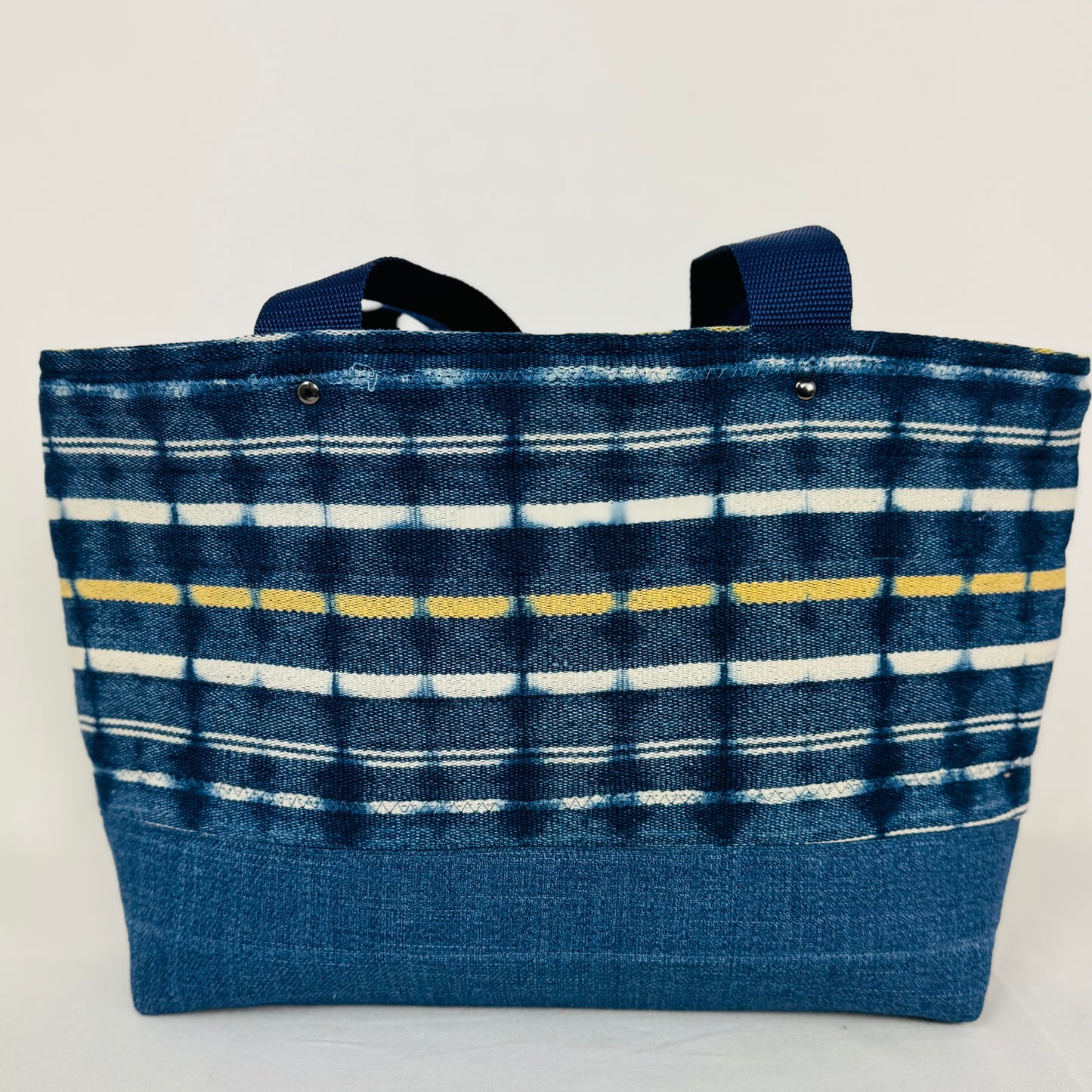 Vintage Blue Kente Cloth Handbag 22
