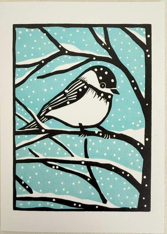 Chickadee Card