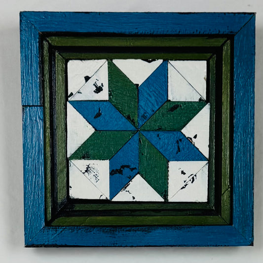 Quilt Block Blue