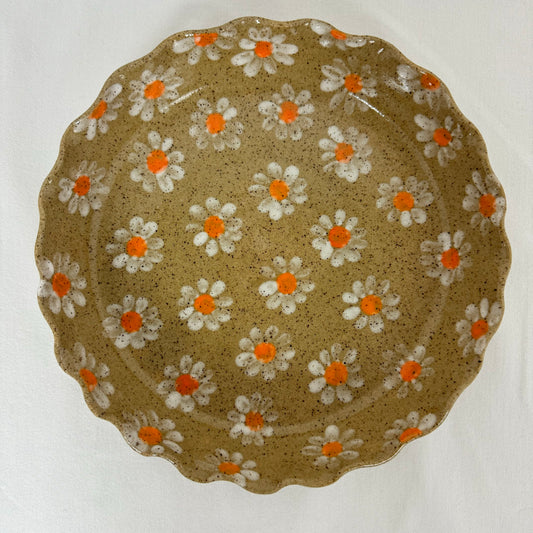 Daisy Pie Plate