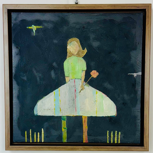 Girl With A Flower