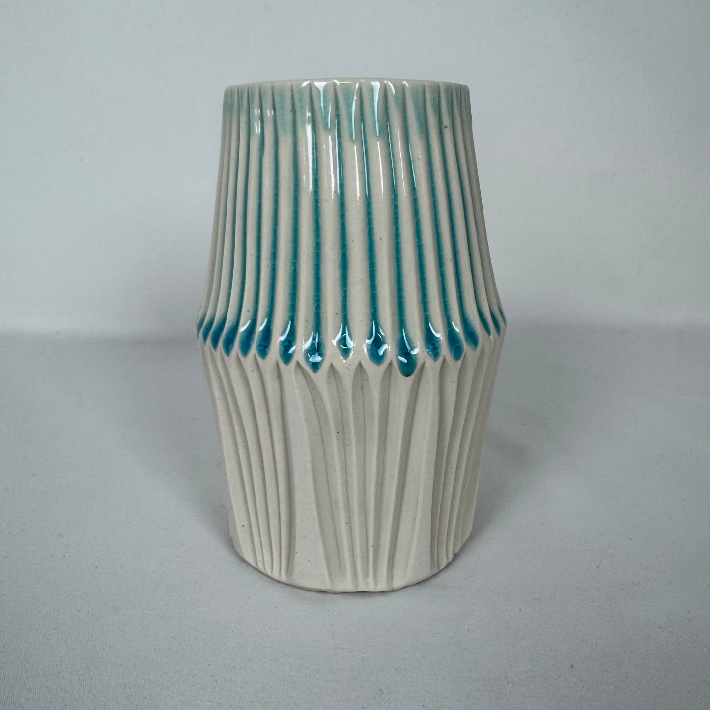 Tall Straight Porcelain Vase