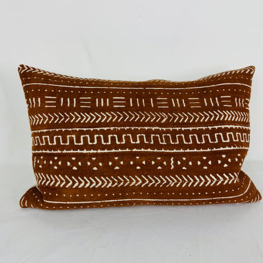 Vintage African Mud Cloth Pillow 5