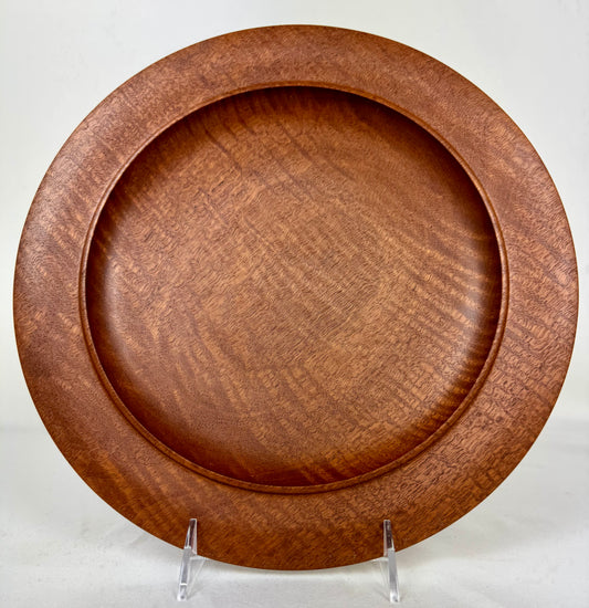 Honduras Tiger Stripe Mahogany Platter