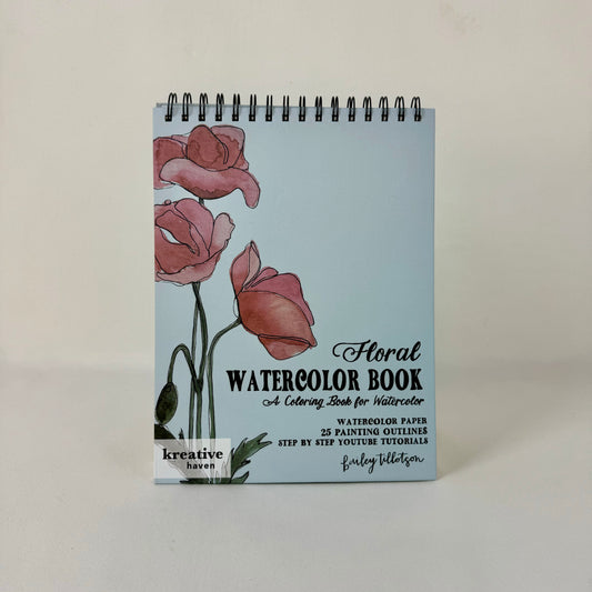 Floral Watercolor Book