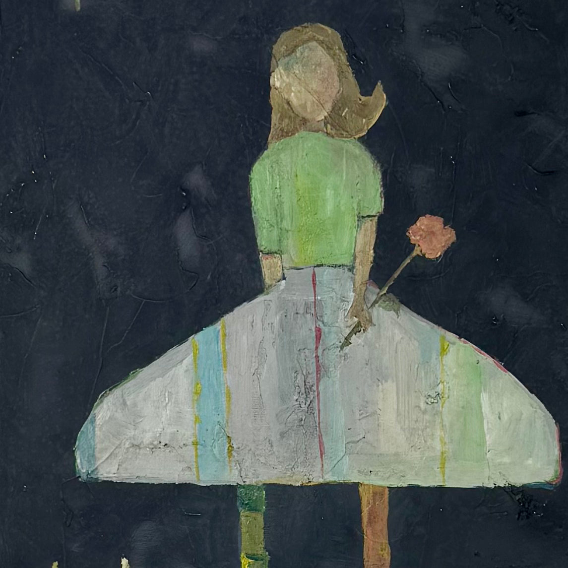 Girl With A Flower