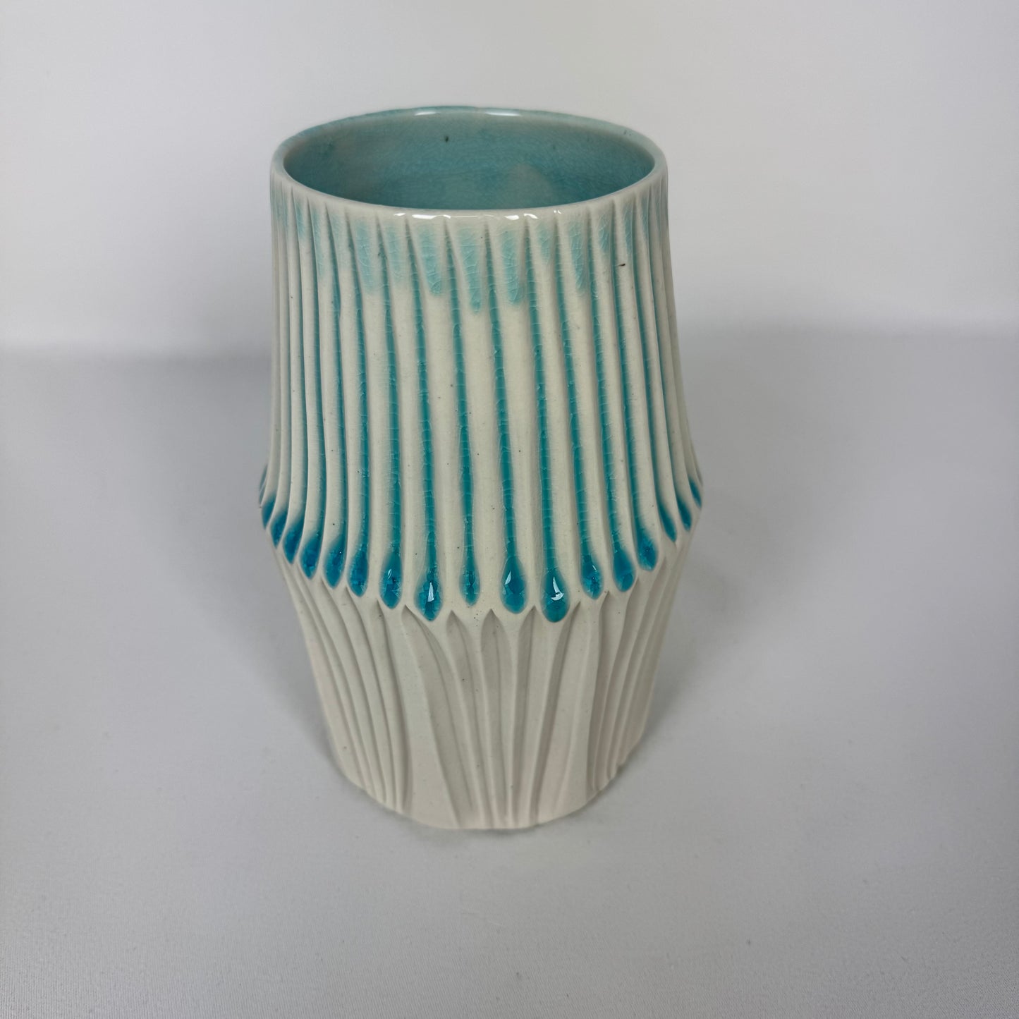 Tall Straight Porcelain Vase