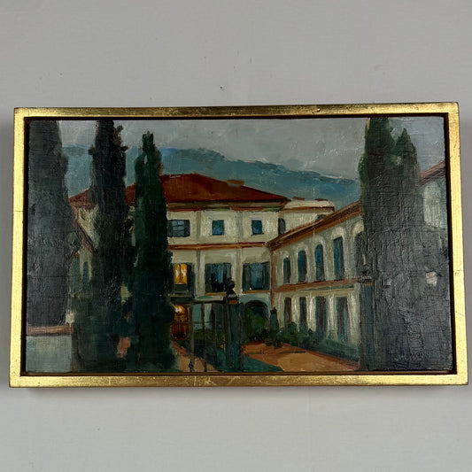 A Light on at Dusk, Lake Como, Italy