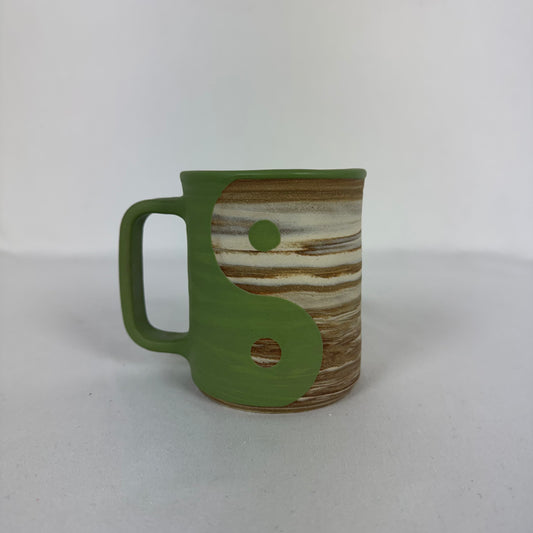 Yin Yang Mug Green