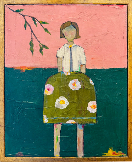 Girl in the Floral Skirt