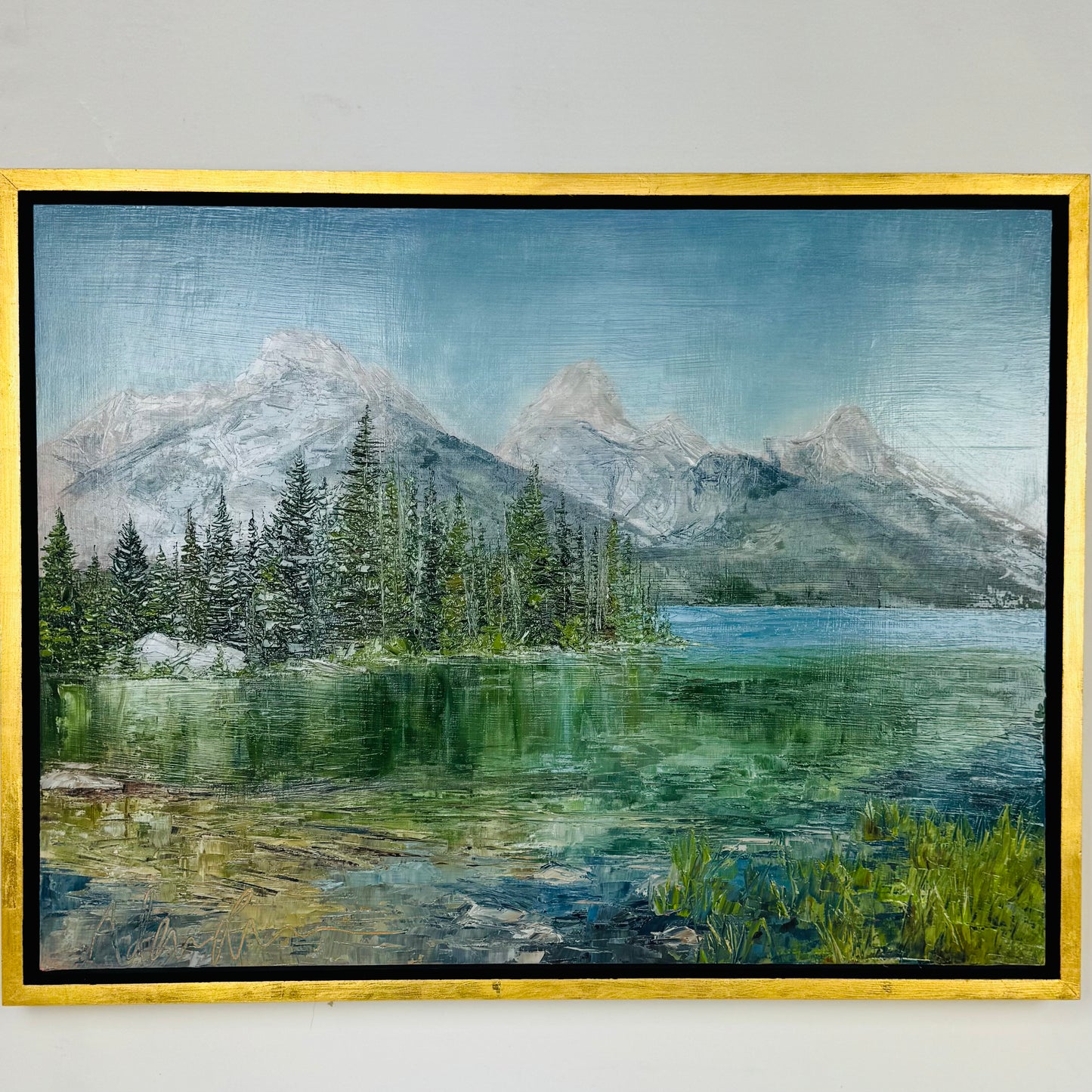 Taggart Lake and the Tetons