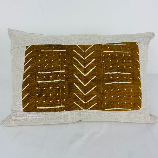 Vintage African Mudcloth Pillow 7