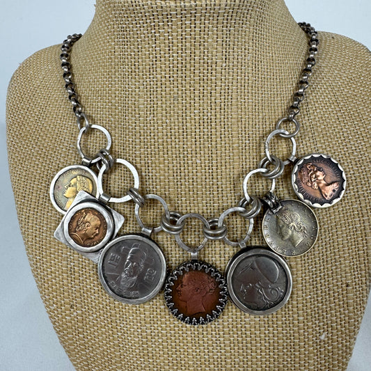 Portrait Coin Necklace