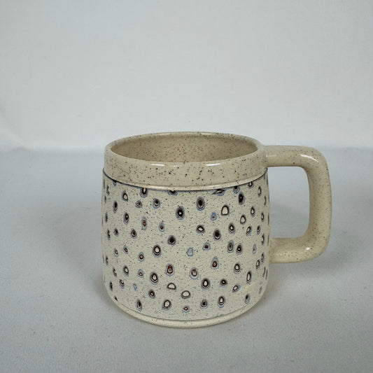 Large Layered Carved Mug