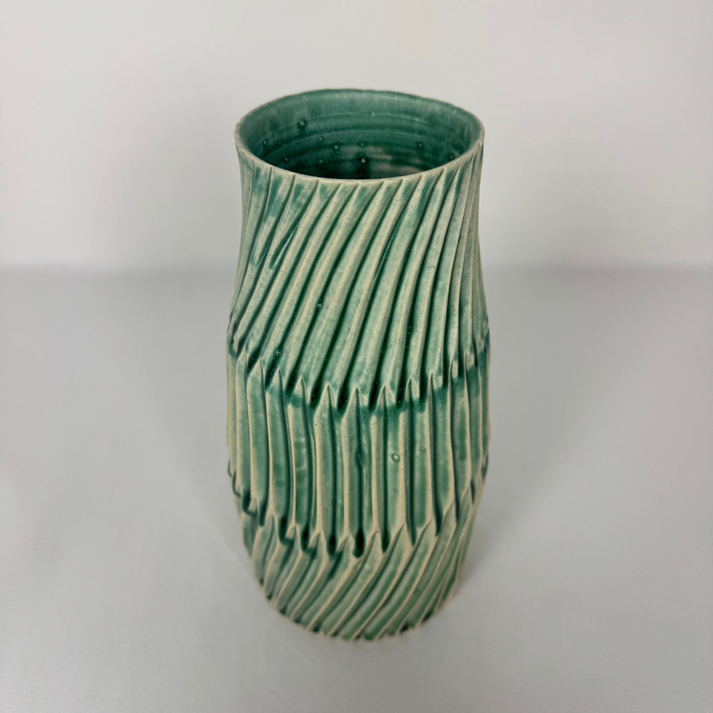 Grassy Leaves Vase