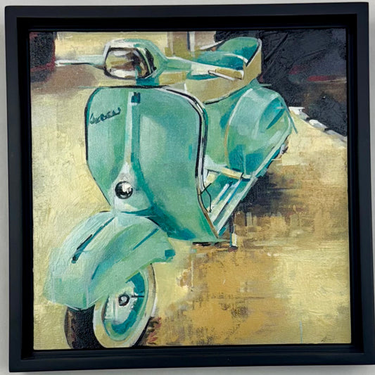 Turquoise Vespa