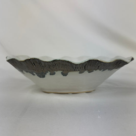 Hand Built Scalloped Bowl - 2023