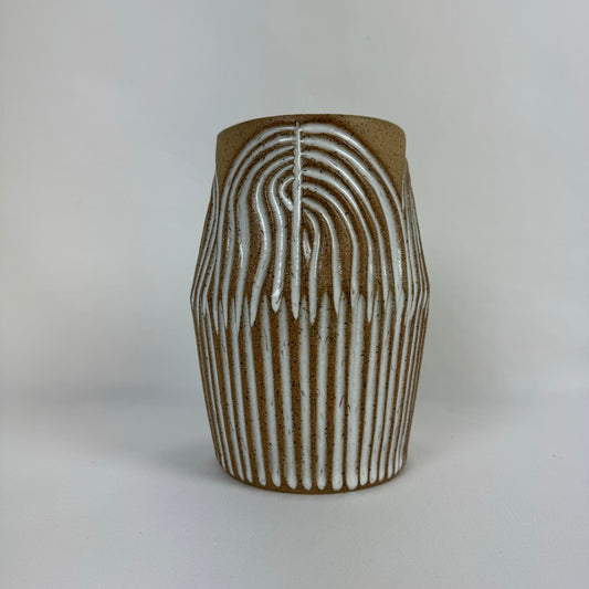 White Caps Vase