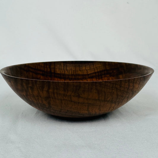 California Fiddleback Claro Walnut Bowl