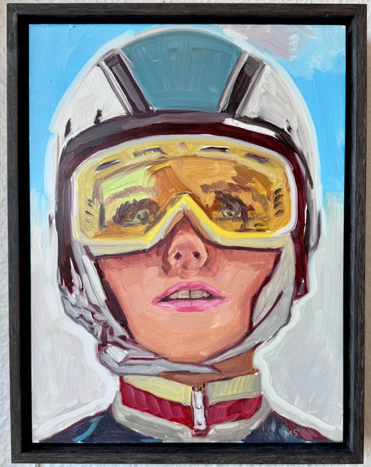 Skier with Helmet (Study)