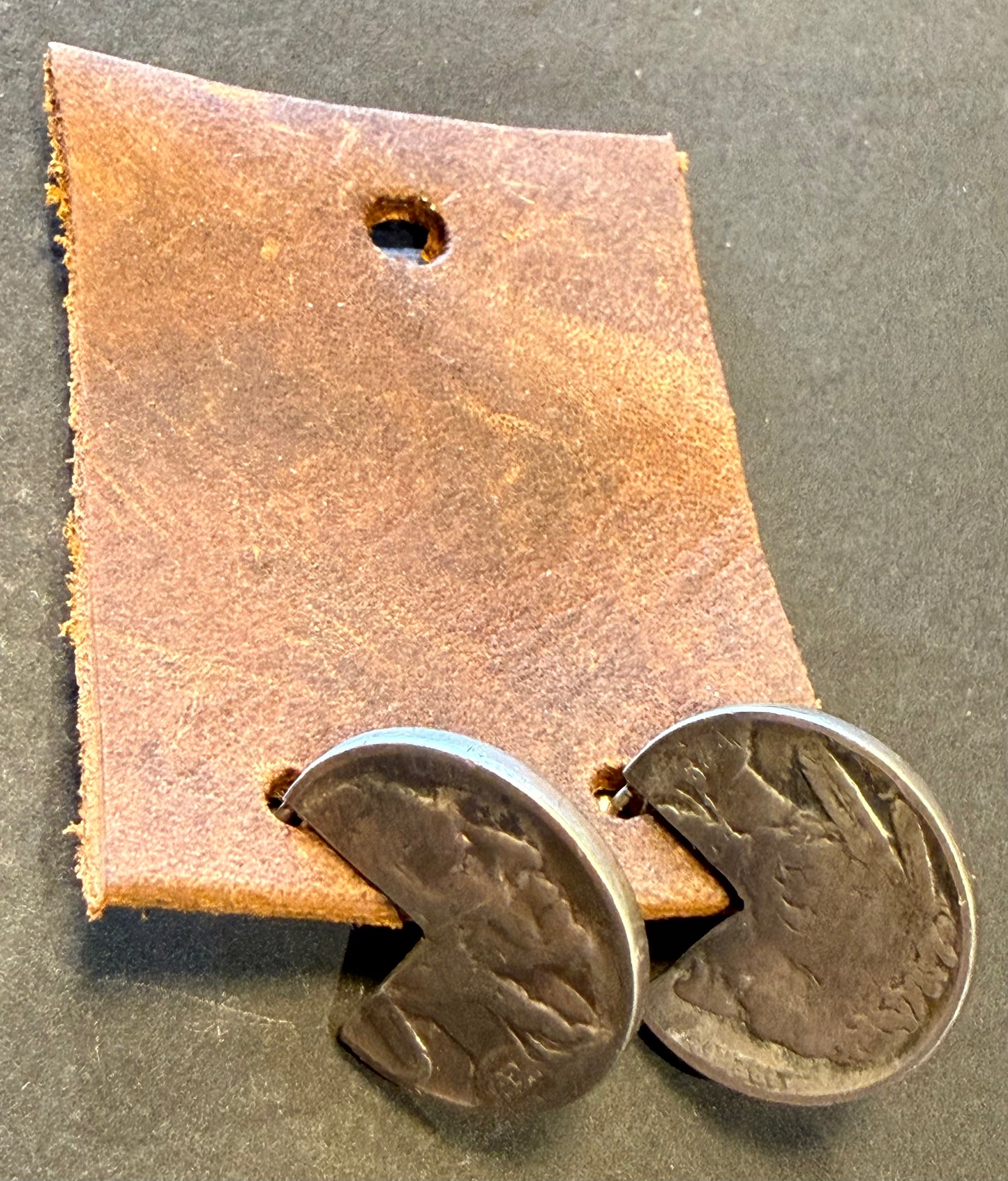 Cutout Buffalo Earrings