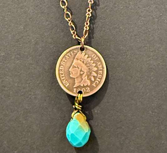 Indian Cent Necklace