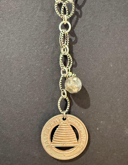 Salt Lake City Trolley Token Necklace