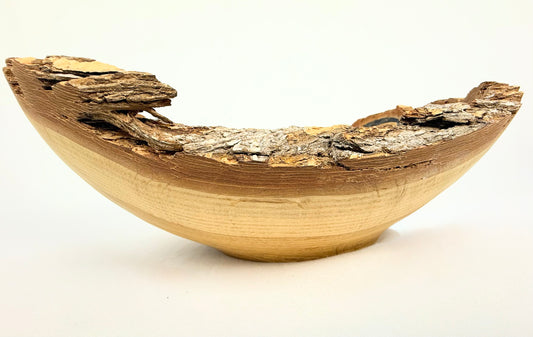 Live Edge White Oak Bowl