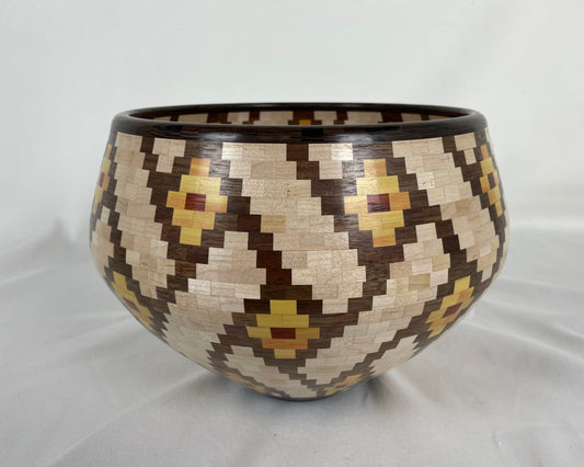 Woven Wood Bowl