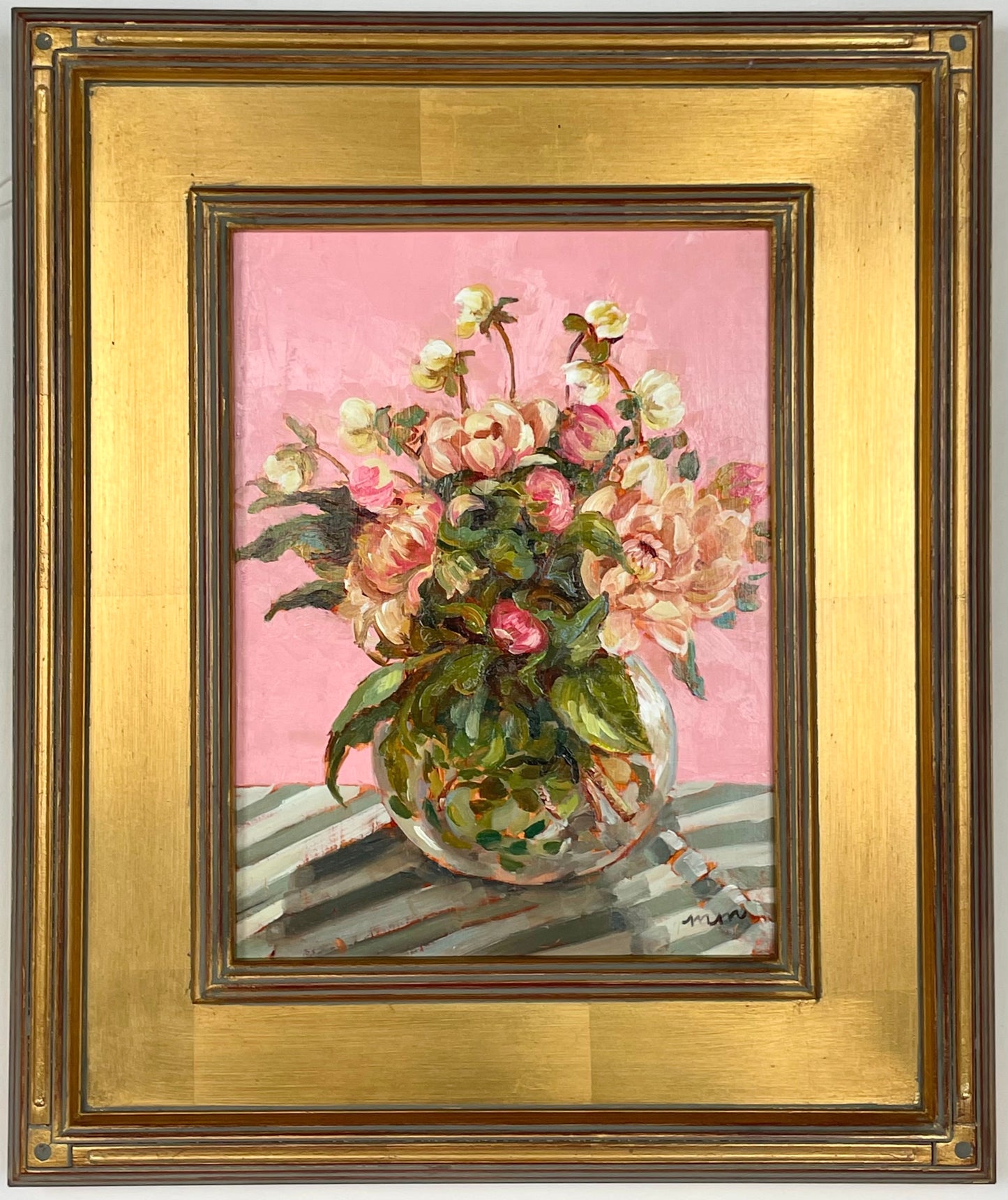 Bouquet on Pink